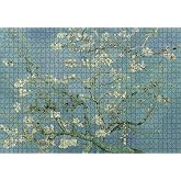 Cakatablo &Ccedil;i&ccedil;ek A&ccedil;an Badem Agacı Van Gogh 1000 Par&ccedil;a Puzzle Yapboz MDF Ahşap