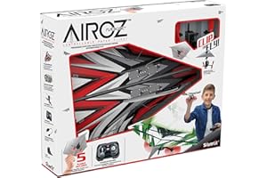 SILVERLIT Flybotic Télécommandé à Fabriquer Airoz 22 cm-Crée Ton Propre Avion en Papier et Pilote-le-Jouet pour Enfant-Dès 8 ans, 84844, Multicolor