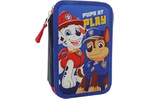 il megastore dei giocattoli e Giochiamo Estuche Completo Triple 3 Compartimentos 2024-2025 - Estuche Triple Compartimento con 3 Cremalleras, Paw Patroller, Estuche de 3 Cremalleras con Accesorios