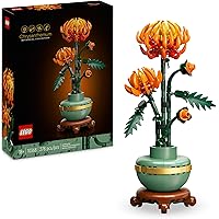 Lego Icons Chrysanthemum, Creative Building Set for Adults, Easy-Care Toy Plant for Gifting, Flower Decoration from the Botan