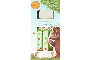 The Gruffalo Kids 3 Piece Cutlery Set by Polar Gear – Child-Friendly Stainless Steel Flatware Set with Fork, Knife, and Spoon – Perfect for Toddlers and Preschoolers, Green