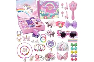 HUIKUANGEU Calendario Avvento 2024,Calendario Dell'avvento,Kit Braccialetti Fai da te Bambina,Calendario Avvento 2024 Bambina Gioielli,Regalo di Natale con 24 Giorni di Sorprese,Sorprese per Bambini