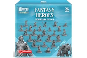 Wildspire Classic Heroes - Mercenary Band II - 26 Verniciabili per Miniature DND Bulk I 28 mm