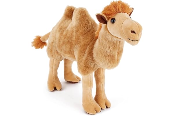 Zappi Co Camello bactriano de Peluche para niños (10" / 25cm) Peluche de la colección de Animales Safari