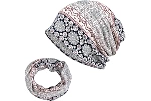 TERYNANLE Mütze Damen Herren, Slouch Beanie Mütze Weich Laufende Beanie Mütze Baumwolle, Dünne Schlafmütze Turban Chemo Kopfbedeckung für Haarausfall, Leichte Atmungsaktiv Chemo Mütze Jersey Longbeanie Cap