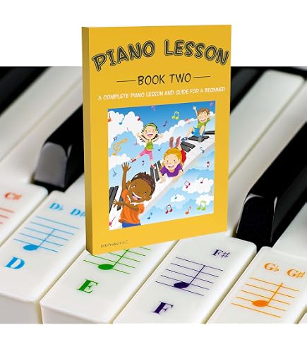 QMG Autocollants Colorés Pour Piano Et Clavier Et Note De Couleur Complete Lecon De Musique De QMG Autocollants Colorés Pour Piano Et Clavier Et Note De Couleur Complete Lecon De Musique De