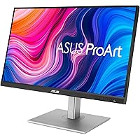 ASUS ProArt PA279CV Monitor 27”, 4K UHD (3840x2160), USB-C, IPS, 100percento sRGB e Rec.709, Precisione colore DeltaE minore 