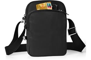 Tibroni Anti Diebstahl Umhängetasche Chest Crossbody Bag Herren Schultertasche mit Reißverschluss Lock, RFID-Blockierung & Wasserdicht Sling Bag Tasche Klein Handtasche
