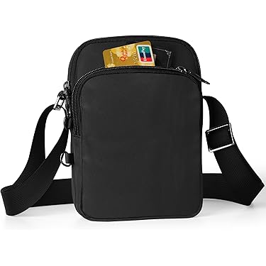 tomtoc Herren Umhängetasche Sling Bag Passt Switch 2, 11-Zoll iPad Air, iPad A16, 11 Zoll iPad Pro M4, Wasserabweisend Crossbody Bag Brusttasche Schultertasche Tagesrucksack für Alltag Wandern Outdoor