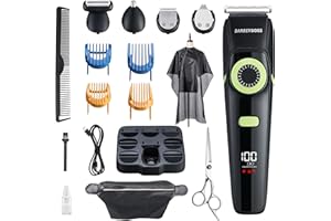 ‎BARBERBOSS BarberBoss Rasierer Herren Elektrisch, Haarschneidemaschine, Barttrimmer Herren, Haarschneidemaschine Profi, Bartschneider Herren, Barttrimmer, Haarschneider Herren, Trimmer Herren QR-6090