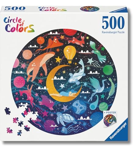 Ravensburger - Puzzle 500 Pezzi Sogni | Puzzle Per Adulti 500 Pezzi | Puzzle Adulti Per Bambini Dai 14 Anni In Su | Regalo Compleanno Per Bambini Dai 14 Anni In Su | Misure 52x52cm