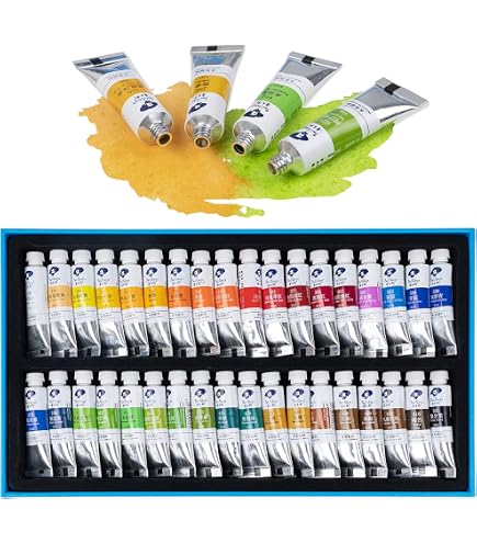 Maimeri Blu – Kit Aquarelle Jeannie Dickson 6 Tubes De 12 Ml – Couleurs Sélectionnées Par L'artiste, Pigments Purs, Fabriqué En Italie