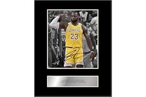 ICONIC PICS Photo dédicacée encadrée de Lebron James Los Angeles Lakers #1 NBA