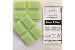 Ditzy Doll LEMON & LIME WAX MELT BAR - Handcrafted Highly Fragrant Air Freshener Home Fragrance Candle Wax Warmer Wax Melt Burners