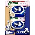 Tempo Moist Toilet Tissues "Gentle & Pur" - Mega Pack - 16 Packs of 42 Wipes - Duo Packs - Moist Toilet Paper, Dermatologically Tested and pH Neutral