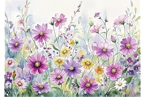 NEWENMO 5D Fiore Selvatico Diamond Painting Kit per Adulti,Bellissimo Fiore Pittura Diamante Kit,Fai Da Te Paesaggio Diamond Art Kit Completo,per Adulti Principianti Decorazione Domestica 30x40cm