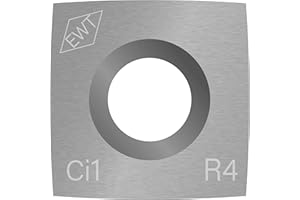Authentic Easy Wood Tools Ci1-R4 Square Carbide Replacement Cutter (1400) with 4" Radius for Full and Pro Size Roughers Lathe Woodturning Tools