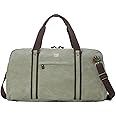 TRP0389 Troop London Classic Canvas Travel Duffel Bag, Large Holdall