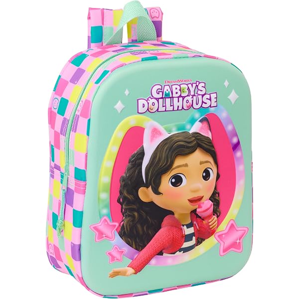 Sac à Dos Gabby's Dollhouse – CYP BRAND, Coton, Violet, Officiel