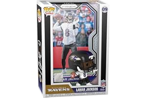 Funko Pop! Karty handlowe: Lamar Jackson - NFL + kanapki - Figurka winylowa do kolekcji - pomysł na prezent - Oficjalny towar - Zabawki dla dzieci i dorosłych - Sports Fans