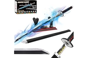 JORUMO Dämonentöter Schwerter kompatibel mit Lego, 40 Zoll Kamado Tanjiro Schwert Baustein mit Scheide und Ständer, Anime Schwert Spielzeug Bauset Dämonentöter Geschenk Spielzeug für Alter 8-13