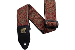 Ernie Ball Crimson Paisley Jacquard Guitar Strap