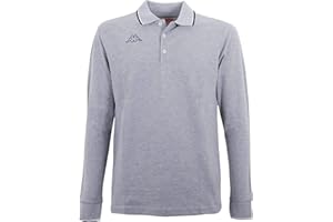 Kappa Polo Uomo Manica Lunga in Cotone Piquet 100% Cotone - 200 gr.