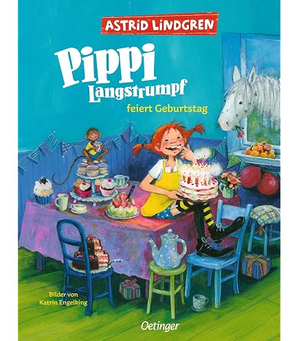 Schmidt Spiele 56445 - Puzzle Pippi Calzelunghe 3x48 Pezzi Per Bambini Dai 4 Anni