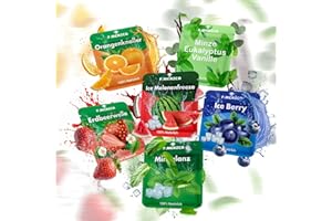 F.MERZCA® Filter mit Geschmack Probetest – Finde dein Lieblingsgeschmack - 6 verschiedene leckere Geschmäcker zum testen mit Widerstand und Geschmack - passend (Fresh-Set)