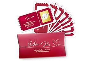 AmzLinkal 12 Dates DIY Rubbellos Geschenkset – Romantisches Geschenk für Paare, gemeinsame Zeit für EIN ganzes Jahr, Überraschung für Freundin & Partner zum Geburtstag, Jahrestag & Valentinstag