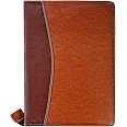 AmazingHind Leatherette Files for documents.File folders for documents.Certificate File Holder to Store Your documents (B4, Brown Mix_20 Leafs)
