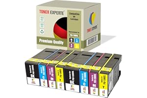 8 XL toner EXPERTE® kompatybilne PGI-1500XL Premium wkłady atramentowe do Canon MAXIFY MB2050 MB2150 MB2350 MB2750 MB2755 MB2155 (2 czarny, 2 cyjan, 2 magenta, 2 żółty)