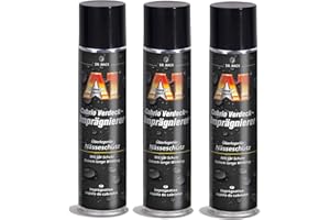 ILODA Dr. Wack A1 Lot de 3 flacons de spray imperméabilisant pour capote de cabriolet 400 ml