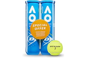 DUNLOP Pallina da tennis Australian Open - per terra battuta, terreno duro ed erba