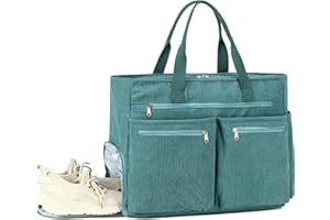 Makukke Sac de Plage XXL - Grand Beach Bag Avec Compartiment à Chaussures - Pliable - Ultra léger - Avec Fermeture éclair - Pour Vacances, Voyages, Gym, Pique-Nique