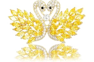 XSQD Blume Band Brosche, Vintage elegante einzigartige Kristall Brosche, Mode Strass Brosche, Pin Abzeichen, Zubehör Schmuck Geschenke, Strass Kno