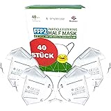 medisana FFP2 Respirator Mask Dust Mask Respirator Mask RM 100 Dust Protection Mask Mouth Guard Mask 5 Pieces Individually Packed in PE Bag with Clip - Certified CE2834 - EU 2016/425