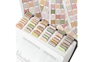 CSHITIKE 150 Bibel-Tabs, Bibelreiter Altes und Neues Testament, laminierte Bibelreiter für Frauen und Männer, Bibeletiketten Tabs für christliches Geschenk (Böhmen)