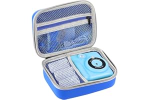Kasanni Funda para CáMara Infantil Se Adapta Al Estuche De Almacenamiento PortáTil para CáMara InstantáNea Seckton Deker Miiulodi Kids Digital Camera Storage (Solo Paquete)