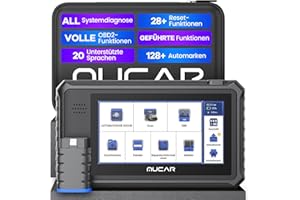 ‎MUCAR OBD2 Diagnosegerät, MUCAR VO6 Diagnosegerät Auto, Für Alle Fahrzeuge Mit & Alle Systemdiagnosen Und 28 +Reset-Funktion, Kfz Auslesegerät Mit AutoVIN, Android 10.0