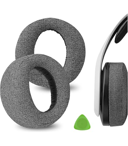 Cuscinetti Auricolari Di Ricambio Geekria Per Cuffie Microsoft Surface GEN I E GEN II - Memory Foam E Pelle Proteica (nero)