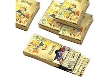 55 PCS TCG Deck Box Including Gold Foil Card Assorted Cards (8 GX Rare Cards 12 V Series Cards 22 Vmax Rares,1 DX Charizard C