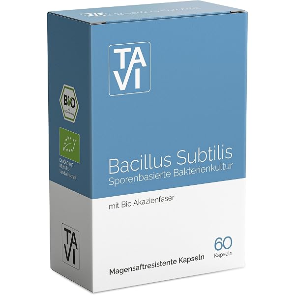Bacillus Subtilis + Gerstengrassaft Kapseln – 360 Kapseln, 200 Mrd. KBE Pro Tagesdosis, Vegan, Lactose- & Glutenfrei