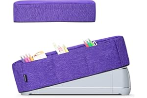 TRO&HOM Abdeckung für Cricut Maker 3/Maker/Explore Air 2 - Staubschutz mit Taschen für Werkzeuge, Zubehör, Stifte - Scrapbooking Stanzmaschine