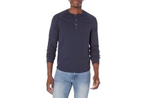 Amazon Essentials Maglia con Collo Serafino a Maniche Lunghe Slim Uomo
