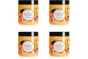 THE SOMERSET TOILETRY COMPANY LIMITED Tropical Fruits Gentle Exfoliating Grapefruit & Orange Body Sugar Scrub 4 x 550g