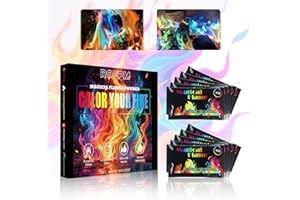 ROFPM Fire Colour Changing Powder, Magical Flames, Magic Campfire Flam, Mystical Fire Sachets, Coloured Flame, Fire Pit Accessories Magic Flames for Fire Pit for Bonfires, Parties, 10PCS*15g
