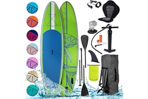 ‎BRAST BRAST® SUP Board Shark | Aufblasbares Stand up Paddle Set | 300-320cm viele Modelle | 5 Jahre Garantie | inkl. Sonderzubehör | 2in1 Paddel Kajak-Sitz Action-Cam-Halterung Fußschlaufe Pumpe Rucksack