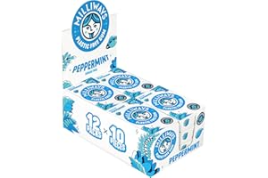 Milliways Peppermint Chewing Gum, Plastic Free, Sugar Free, Aspartame Free, Natural | 12 Packs of 10 Pieces (120 Pieces Total) | Xylitol, Plant-Based, Biodegradable