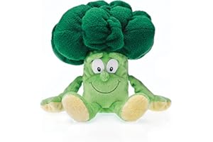 Goodness Gang Plushy Toys - Soft and Safe Stuffed Animals for Kids - Machine Washable and Perfect for Playtime and Bedtime - Full Collection Plush - Broccoli